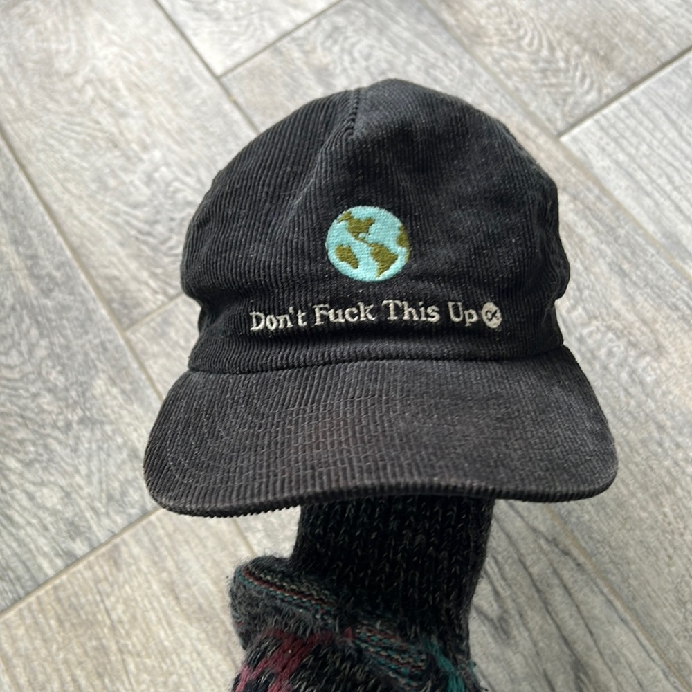 Outerknown “don’t fuck this up” corduroy hat